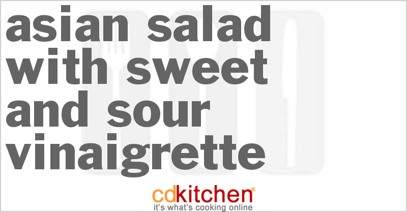 Asian Salad With Sweet And Sour Vinaigrette - CDKitchen.com