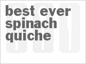 recipe for best ever spinach quiche