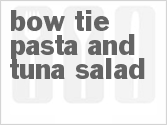 recipe for bow tie pasta and tuna salad