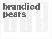 recipe for brandied pears
