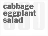 recipe for cabbage eggplant salad