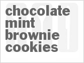 recipe for chocolate mint brownie cookies