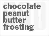 recipe for chocolate-peanut butter frosting