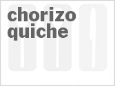 recipe for chorizo quiche