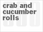 recipe for crab and cucumber rolls