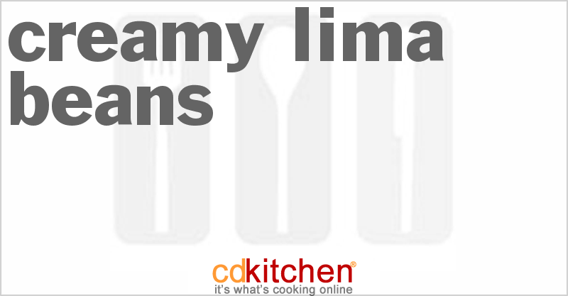 Creamy Lima Beans - CDKitchen.com