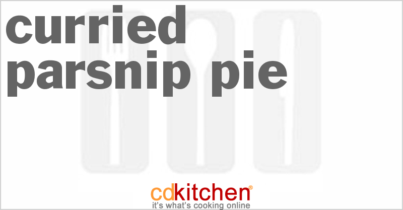 Curried Parsnip Pie - CDKitchen.com