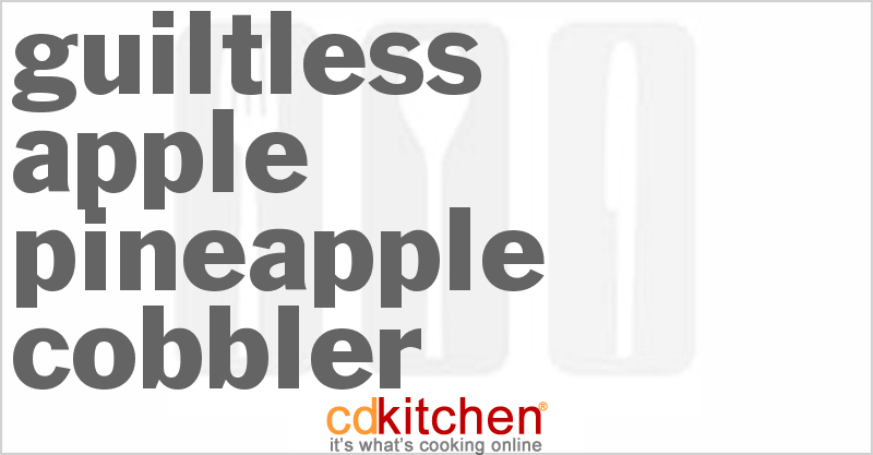 Guiltless Apple-Pineapple Cobbler - CDKitchen.com