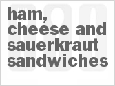 recipe for ham, cheese and sauerkraut sandwiches