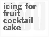 recipe for icing for fruit cocktail cake