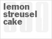recipe for lemon streusel cake
