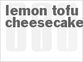 recipe for lemon tofu cheesecake