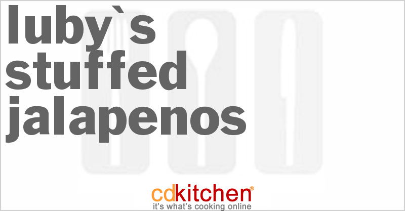 Luby's Stuffed Jalapenos - CDKitchen.com