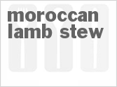 recipe for moroccan lamb stew