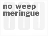 recipe for no weep meringue