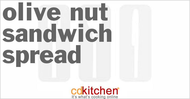 Olive Nut Sandwich Spread - CDKitchen.com