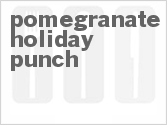 recipe for pomegranate holiday punch