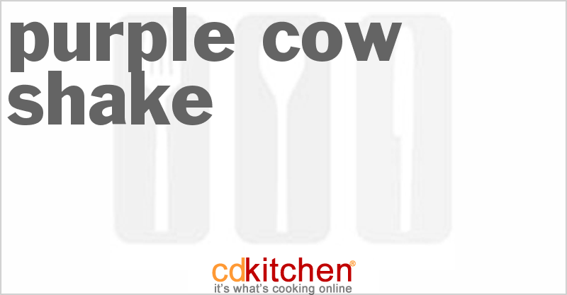 Purple Cow Shake - CDKitchen.com