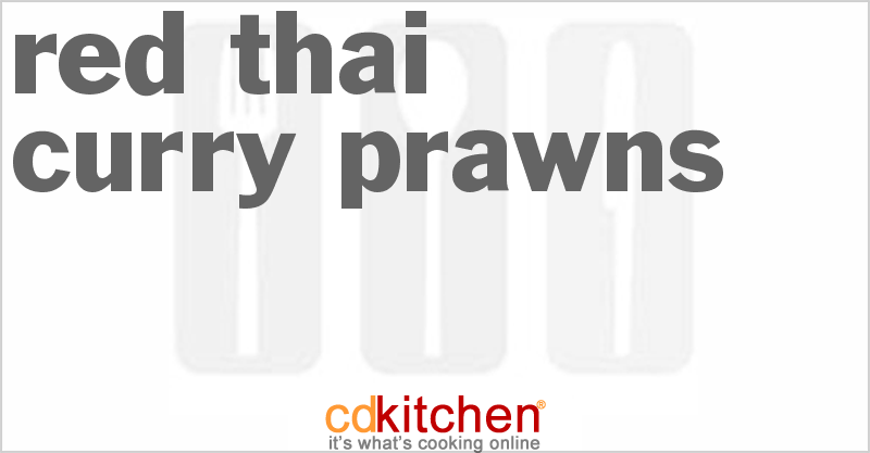 Red Thai Curry Prawns - CDKitchen.com