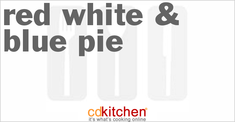 Red, White & Blue Pie - CDKitchen.com