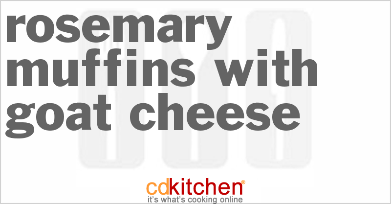 Rosemary Muffins With Goat Cheese - CDKitchen.com