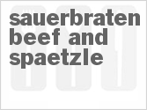 recipe for sauerbraten beef and spaetzle