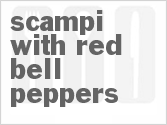 recipe for scampi with red bell peppers