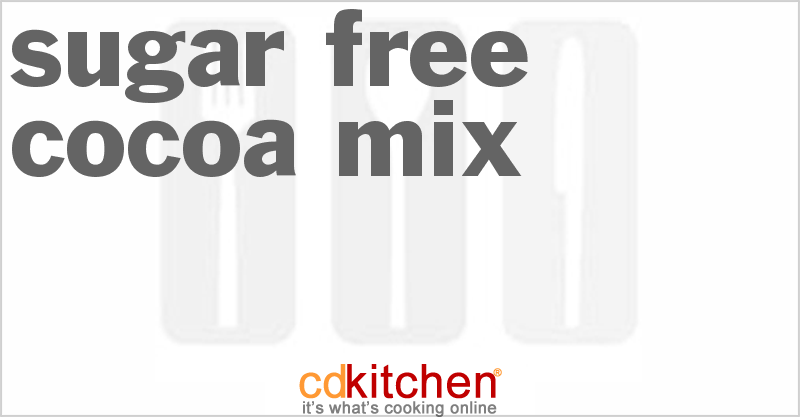 Sugar-Free Cocoa Mix - CDKitchen.com