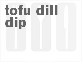 recipe for tofu dill dip