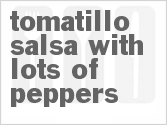 recipe for tomatillo salsa with lots of peppers