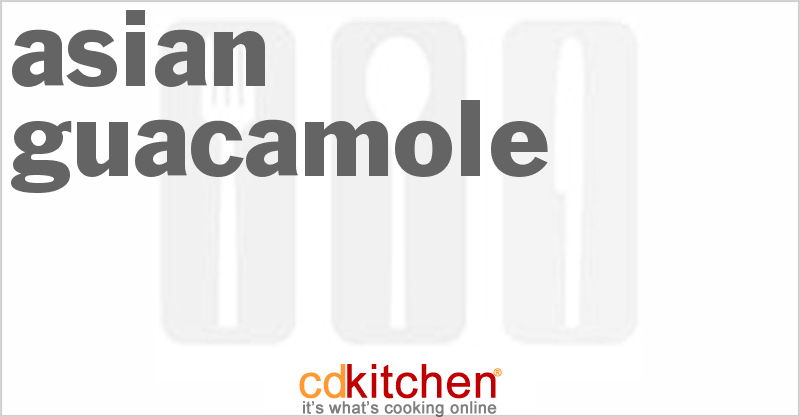 Asian Guacamole - CDKitchen.com