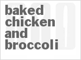 recipe for baked chicken and broccoli