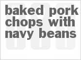 recipe for baked pork chops with navy beans