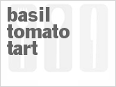recipe for basil tomato tart