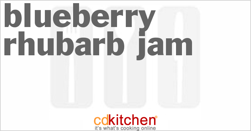 Blueberry Rhubarb Jam - CDKitchen.com