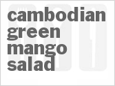 recipe for cambodian green mango salad