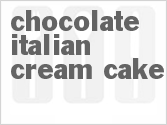recipe for chocolate italian cream cake