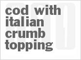 recipe for cod with italian crumb topping