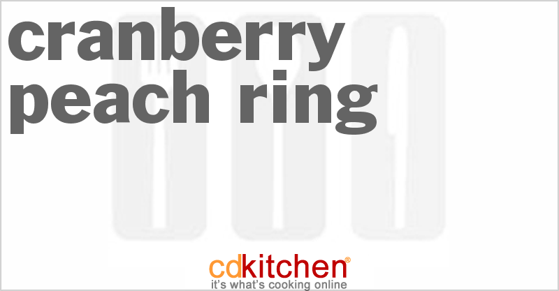 Cranberry-Peach Ring - CDKitchen.com