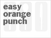 recipe for easy orange punch