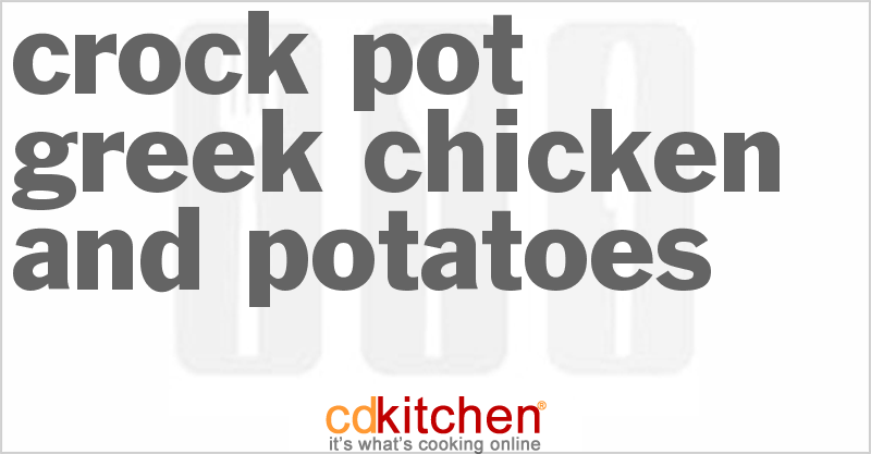 Greek Chicken And Potatoes - CDKitchen.com