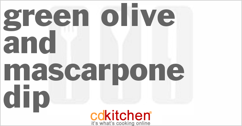 Green Olive And Mascarpone Spinach Dip - CDKitchen.com