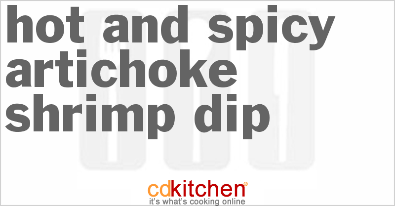 Hot And Spicy Artichoke Shrimp Dip - CDKitchen.com
