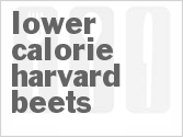 recipe for lower calorie harvard beets