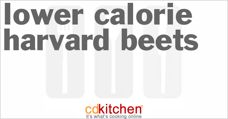 Lower Calorie Harvard Beets - CDKitchen.com