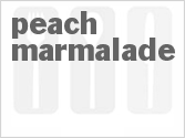 recipe for peach marmalade