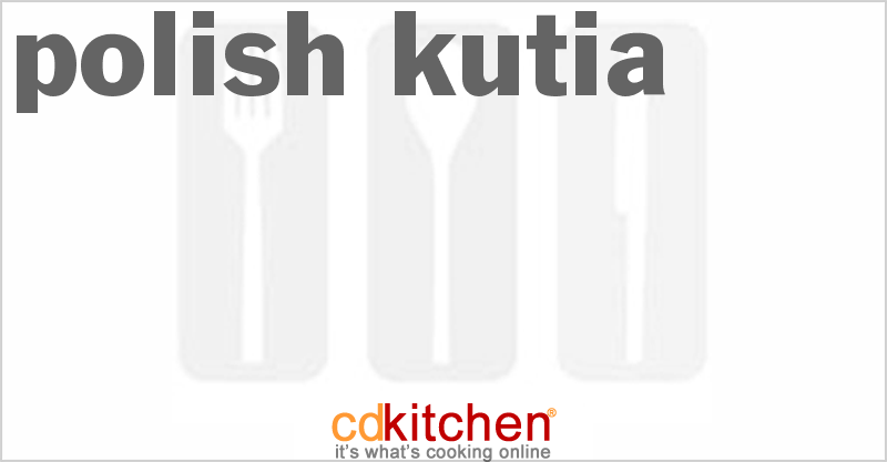 Polish Kutia - CDKitchen.com