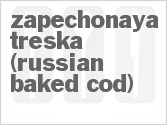 recipe for russian baked cod (zapechonaya treska)
