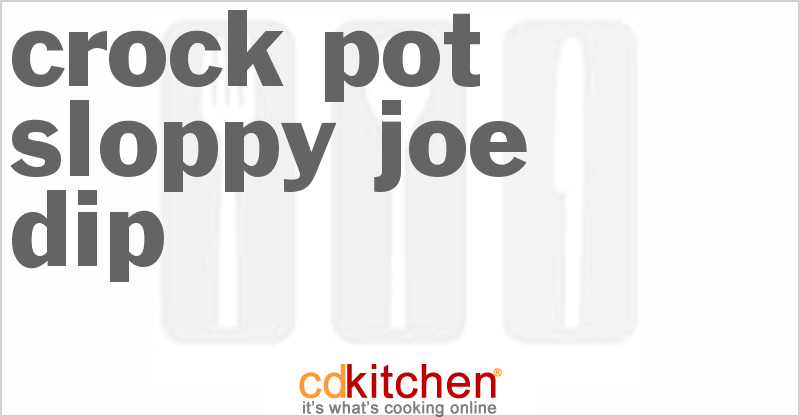 Sloppy Joe Dip - CDKitchen.com