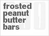 Frosted Peanut Butter Bars